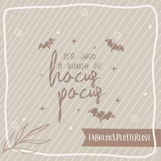 Plotterdatei Halloween, hocus pocus, Plotterdatei Herbst, Fledermaus