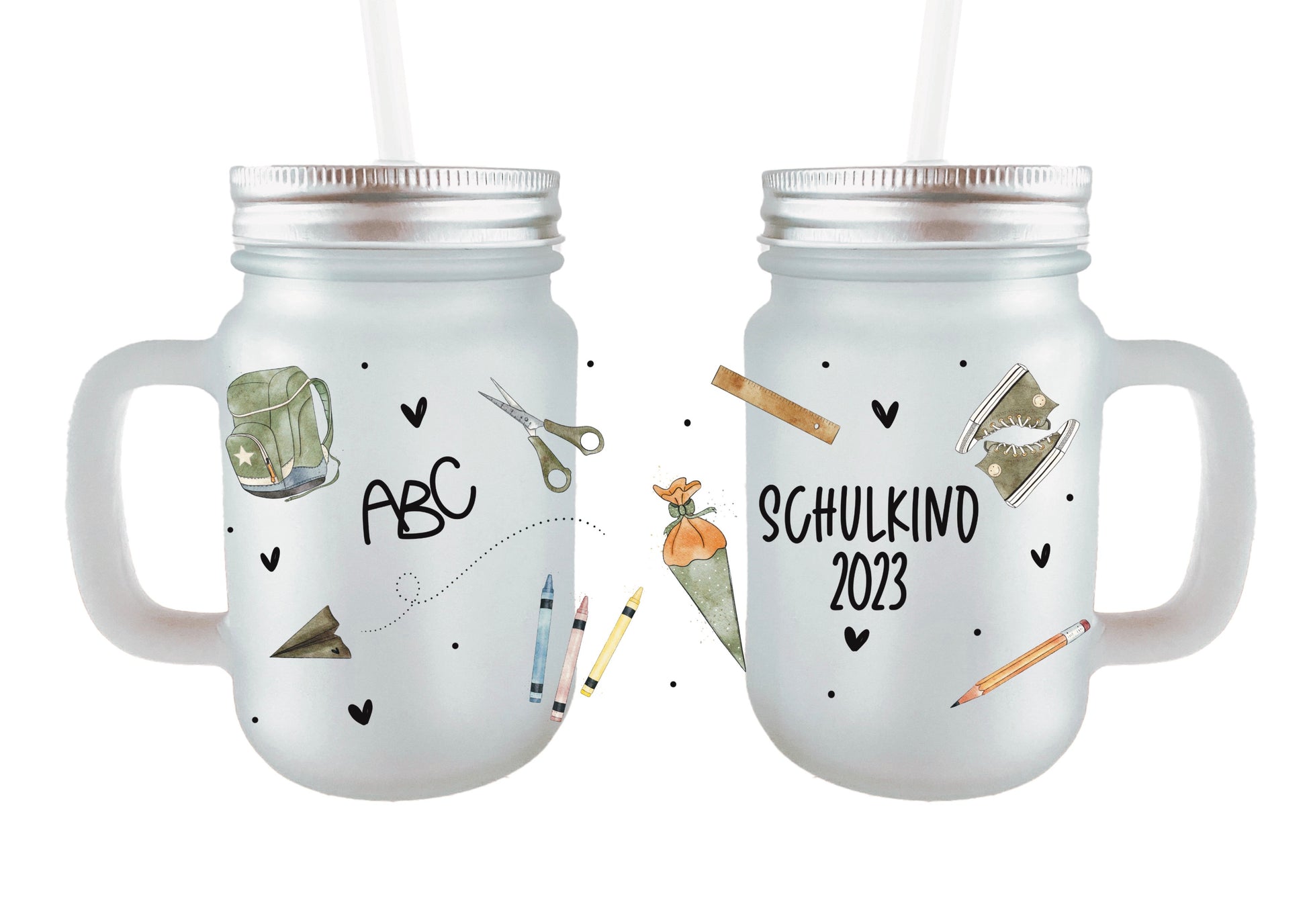 Sublimationsdatei Schulkind, Tasse Schulkind, Geschenk zur Einschulung, Henkelgläser